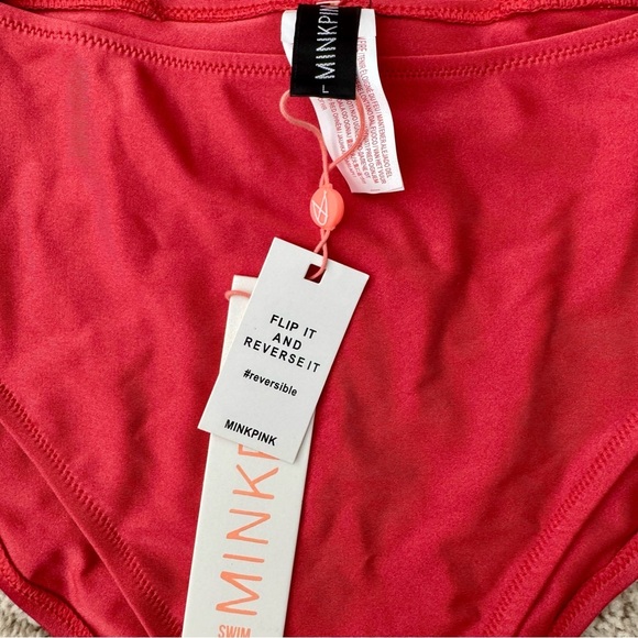 NWT MINKPINK Coral Reef Cut Out One Piece Swimsuit Size Large - Picture 5 of 10